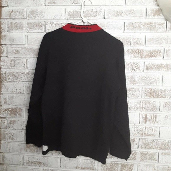 Winnie The Pooh Christmas Sweater sz M Quality USA, Disney,Skiing - Picture 6 of 8